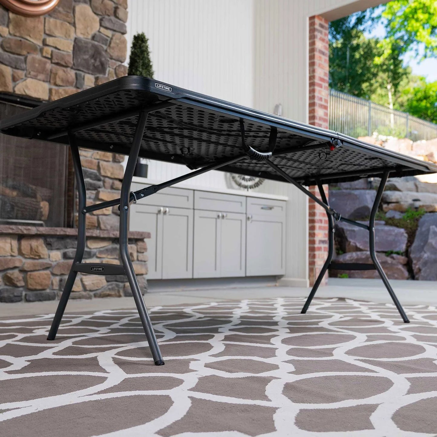 Lifetime 6-Foot Fold-In-Half Table